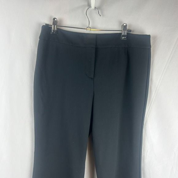 Talbots Stretch Bootcut Pants Women 8 Petite Black‎ Ponte Work Minimal Classic - Picture 3 of 8